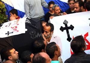 تشييع جنازة الشهيدة الـ24 لحادث الكنيسة البطرسية من الكاتدرائية المرقسية