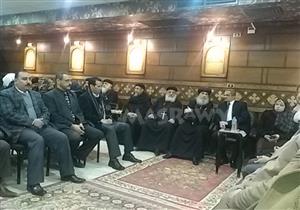 بالصور - عزاء "شهداء البطرسية" بمطرانية بني سويف