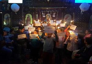 مبادرة بالشموع والورود للاحتفال وحماية الكنائس ليلة 7 يناير