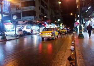 بالصور - بدء هطول أمطار "الفيضة الصغرى" على الإسكندرية