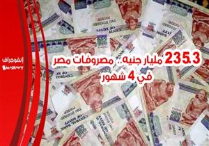 أين صرفت مصر أكثر من 235 مليار جنيه خلال 4 أشهر؟ (انفوجراف)