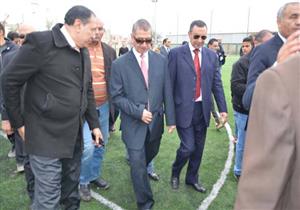 بالفيديو والصور.. محافظ كفر الشيخ يفتتح حمام السباحة بنادي الحامول