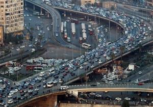 النشرة المرورية: تكدسات أعلى كوبري أكتوبر وطريق الأوتوستراد