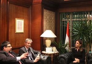 سحر نصر تستعرض التعاون مع سويسرا بمشروعات المزارع السمكية وتحسين المعيشة