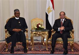 السيسي يلتقي رئيس نيجيريا لبحث التحديات الإقليمية الراهنة في إفريقيا