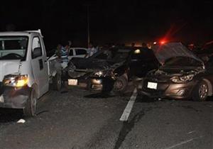 في اتجاه حلوان.. إصابة 9 أشخاص في حادث مروري أعلى الدائري الأوسطي