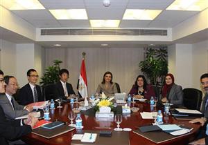 وزيرة التعاون الدولي لوفد ياباني: التعليم قضية مصر الأولى الآن