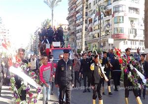 بالفيديو.. مراسم تشييع جثمان شهيد القليوبية في جنازة عسكرية