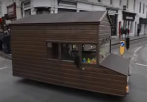 بالفيديو- كوخ متنقل بسرعة 140 كم/س