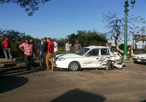 بالصور...حادث مروري بين 4 سيارات  يتسبب في شلل كورنيش المعادي