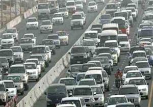 النشرة المرورية.. شلل مروري أعلى دائري المنيب والمرج وقليوب 