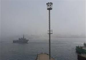 النقل: إغلاق 4 موانئ بالسويس لسوء الأحوال الجوية