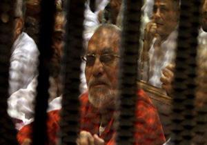 تأجيل محاكمة "بديع" و92 متهمًا في "أحداث بني سويف" لـ 25 مايو