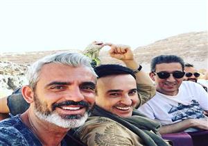 بالصور- صابر الرباعي في صحراء الغردقة لتصوير "يسعدلي هالطلة"
