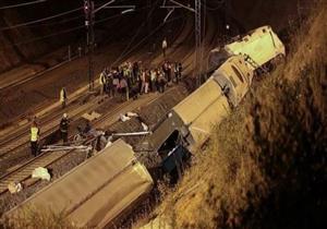 خروج قطار عن القضبان يثير الذعر بإمبابة.. والأمن: تم السيطرة