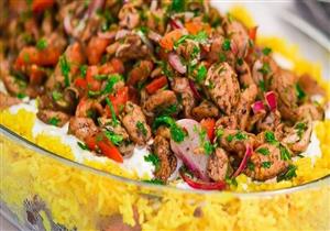 طريقة عمل فتة الشاورما