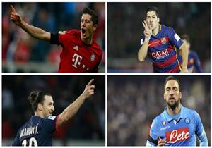 صراع الهدافين في أوروبا يدخل مراحل الحسم 