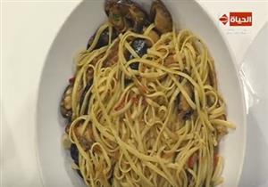  طريقة عمل مكرونة بالقواقع والصوص الأحمر