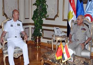 وزير الدفاع يلتقى قائد القوات البحرية لجيش التحرير الشعبى الصينى لبحث التعاون العسكري