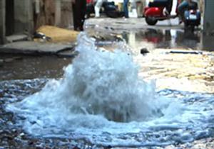 انفجار ماسورة رئيسية بـ"فيصل".. وعودة المياه خلال ساعات