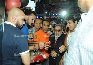 بالصور- نجوم القلعة الحمراء في افتتاح الأهلي ستورز بطنطا ودمياط