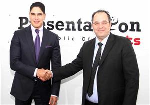 أبو هشيمة يوقع عقد شراكة مع بريزنتيشن