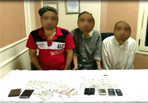 بالصور.. كواليس القبض على المتهمين بالسطو على محل ذهب بالصف