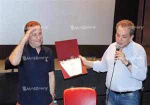 بالصور.. تكريم شريف منير في "ضربة معلم" بحضور زوجته المُعتزلة