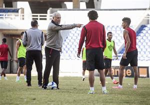 بالصور- المران الأخير للأهلي قبل مواجهة زيسكو بدوري الأبطال