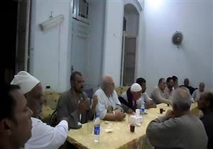 بالصور - جلسة صلح بين عائلتين بالمنوفية تنتهي بـ"دية٥٠٠ ألف جنيه"