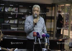 مؤتمر مرتضى منصور عن أزمة الجهاز الفني للزمالك وخسارة الدوري