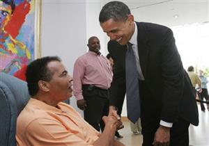 باراك أوباما ناعيا محمد علي: حارب داخل الحلبة وخارجها