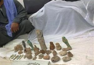 ضبط شخصين بحوزتهما تمثالين يشتبه في أثريتهما بكفرالشيخ