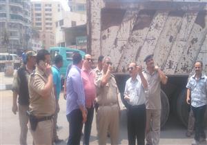 بالصور.. حملة مكبرة لإزالة التعديات والإشغالات في طلخا 