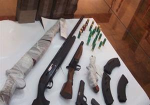 ضبط 20 شخصا بحوزتهم أسلحة نارية وذخائر بالمنيا