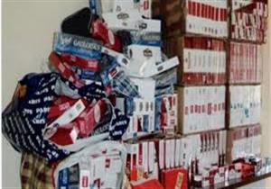 ضبط 4000 علبة سجائر صيني و40 قضية تموينية في قنا