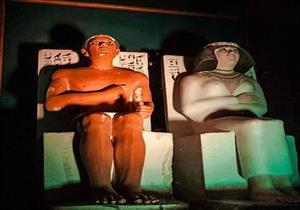 "الآثار" توضح حقيقة الترميم الخاطيء لتمثال رع حتب