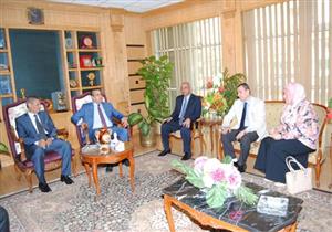 بالصور - رئيس جامعة المنصورة:7 كليات حصلت على الجودة 