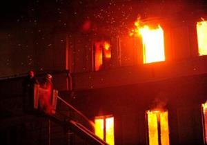 حريق يلتهم ١١ منزلاً في أسيوط