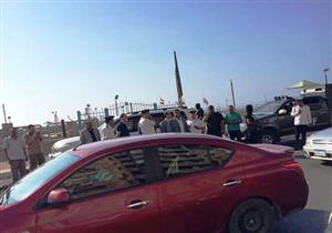 بالصور - بلاغ سلبي بوجود قنبلة يثير الذعر أمام نادي المهندسين بالإسكندرية