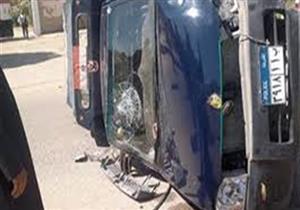 إصابة 8 أفراد شرطة في انقلاب سيارة بطريق بورسعيد الإسماعيلية