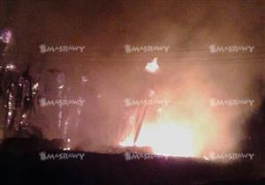 الحماية المدنية تحاول السيطرة على حريق هائل التهم زراعات عشرات الأفدنة بالأقصر