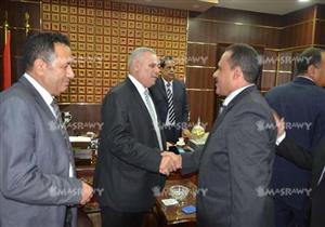 بالصور.. مدير أمن كفر الشيخ يستقبل المهنئين بعيد الأضحى المبارك