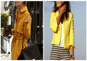 بالصور.. الأصفر هو عنوانك لخريف هذا العام