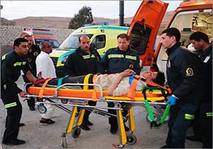 إصابة 12 شخصاً في اصطدام مركبين خلال رحلة نيلية برأس البر