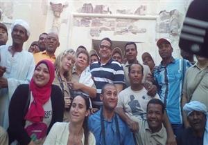 بالصور.. وزير الآثار يفتتح معبد "آمون رع سجم نحت" في الأقصر بعد ترميمه