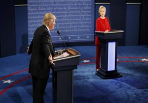 رد فعل حملتي كلينتون وترامب بعد المناظرة 