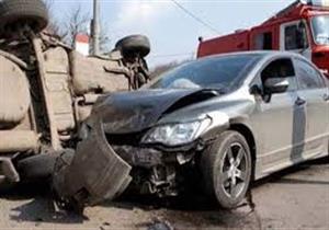 مصرع طفل وإصابة 3 أشخاص في تصادم بطريق العلمين بالبحيرة