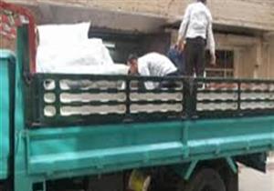 ضبط سيارة محملة بـ 18 طن سكر قبل تهريبها للسوق السوداء بالمنيا