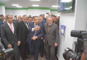 رئيس هيئة البريد يفتتح أعمال تطوير مجمع المصالح الحكومية بالمنيا 